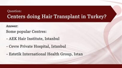 Cost of Hair Transplant in Turkey