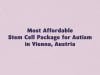 Most Affordable Stem Cell Package for Autism in Vienna, Austria