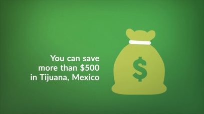 What is the Average Cost for Gum Contouring in Tijuana, Mexico?